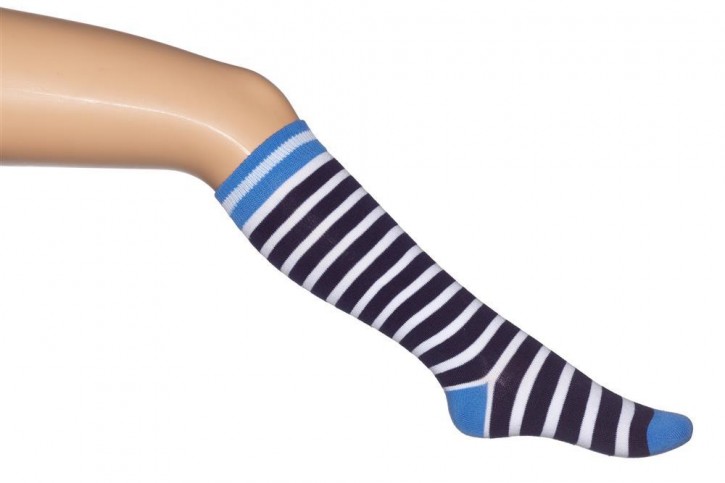 Bonnie Doon Kniestrümpfe RIVIERA Streifen light navy Bonnie Doon Kniestrümpfe RIVIERA Streifen light navy