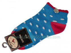 Bonnie Doon Kurzsocken Dazzling Dots blau/weiß/pink Bonnie Doon Kurzsocken Dazzling Dots blau/weiß/pink