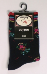 Bonnie Doon Socken "Flourishing" navy