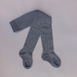 Bonnie Doon Strumpfhose "Charming" light denim heather