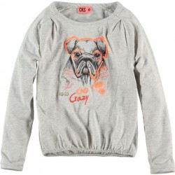 CKS Langarm-Shirt/Longsleeve HAPPI grey mele CKS Langarm-Shirt/Longsleeve HAPPI grey mele