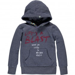 CKS Kapuzen-Sweat-Shirt HOPPY punk grey CKS Kapuzen-Sweat-Shirt HOPPY punk grey