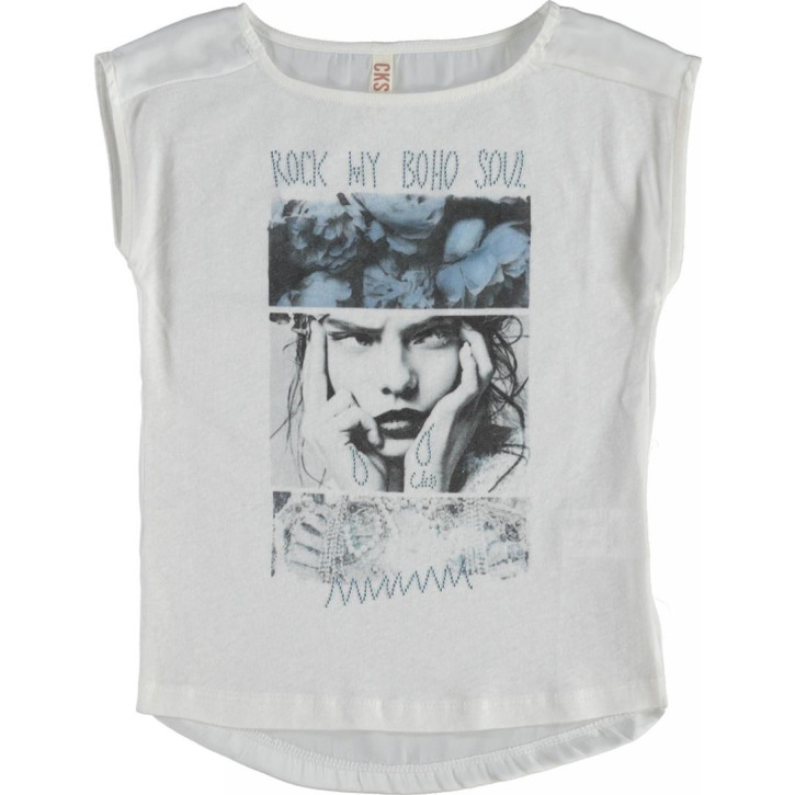 CKS T-Shirt LORINDA pearl white CKS T-Shirt LORINDA pearl white