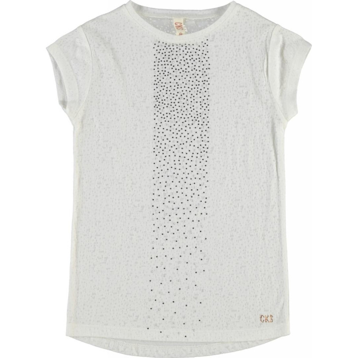 CKS T-Shirt LINEA pearl white CKS T-Shirt LINEA pearl white