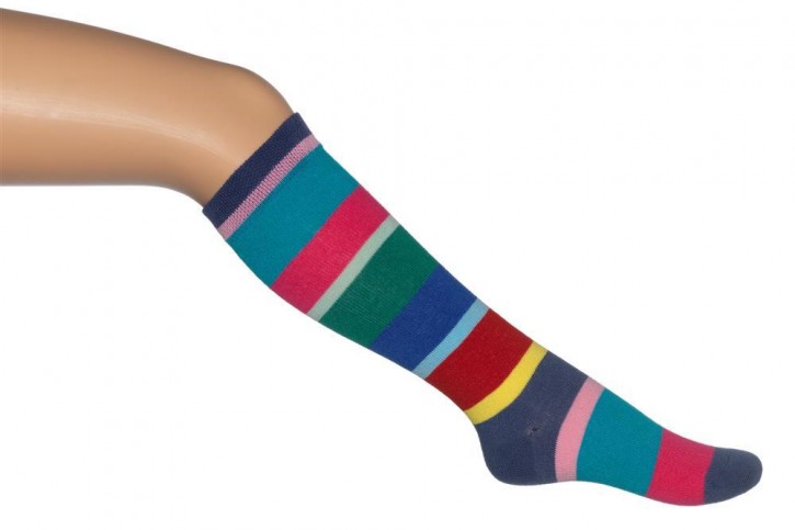 Bonnie Doon Kniestrümpfe COCKTAIL Streifen indigo Bonnie Doon Kniestrümpfe COCKTAIL Streifen indigo