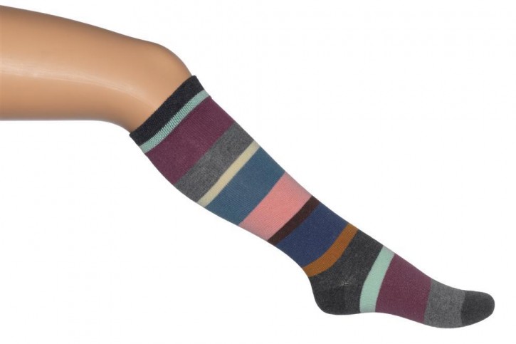 Bonnie Doon Kniestrümpfe COCKTAIL Streifen oxford heather Bonnie Doon Kniestrümpfe COCKTAIL Streifen oxford heather