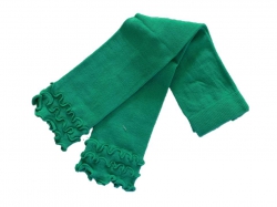 Bonnie Doon Capri-Legging Frou Frou mit Wellensaum lucky=grün