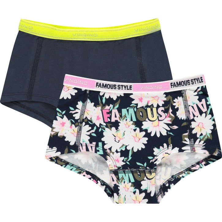 Vingino Hipster/Short 2er-Pack FAMOUS dark blue Vingino Hipster/Short 2er-Pack FAMOUS dark blue