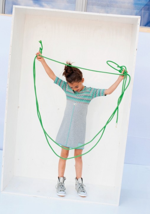 Kiezel-tje Halbarm-Kleid grey mele Kiezel-tje Halbarm-Kleid grey mele