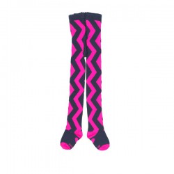 Mim-Pi Strumpfhose zickzack navy/pink Mim-Pi Strumpfhose zickzack navy/pink
