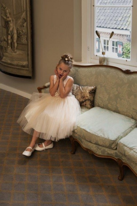 MONNY Kommunionkleid Blumenmädchen KANT TULE rose mit Bolero MONNY Kommunionkleid Blumenmädchen KANT TULE rose mit Bolero