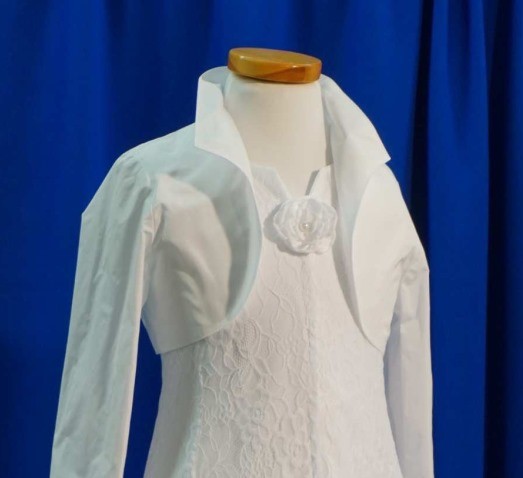 MONNY Bolero TAFT mit Kragen weiß MONNY Bolero TAFT mit Kragen weiß