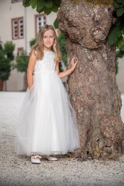 MONNY Kommunionkleid BLOEMPJE 21-10 ecru lang MONNY Kommunionkleid BLOEMPJE 21-10 ecru lang