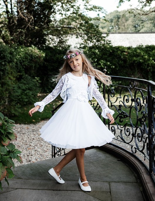 MONNY Kommunionkleid CREPE 20-24 weiß MONNY Kommunionkleid CREPE 20-24 weiß