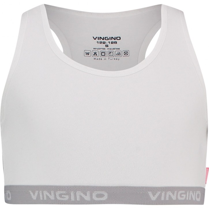 Vingino Basic Racer-Top/Bra/Bustier real white Vingino Basic Racer-Top/Bra/Bustier real white