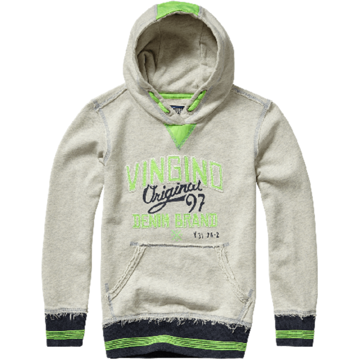 Vingino Kapuzen-Sweat-Shirt NOLONO light grey mele