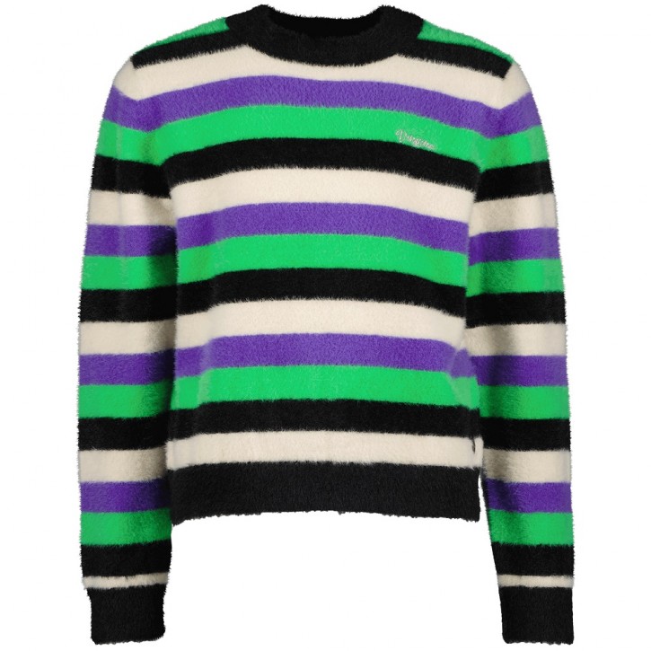 Vingino Kuschel-Pullover MARINKE Streifen deep black Vingino Kuschel-Pullover MARINKE Streifen deep black