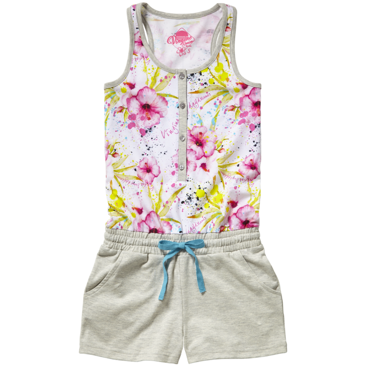 Vingino Schlafanzug/Pyjama/Jumpsuit kurz WODIENTJE sorbet pink