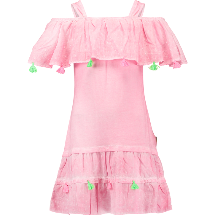 Vingino Off-Shoulder Kleid PEBBIE candy pink Vingino Off-Shoulder Kleid PEBBIE candy pink