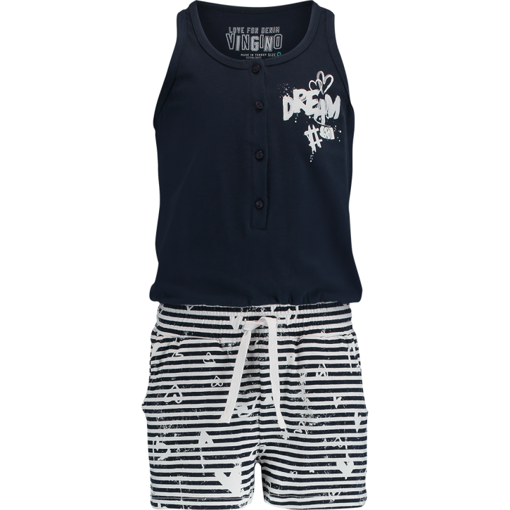 Vingino Schlafanzug/Pyjama/Jumpsuit kurz WENS dark blue