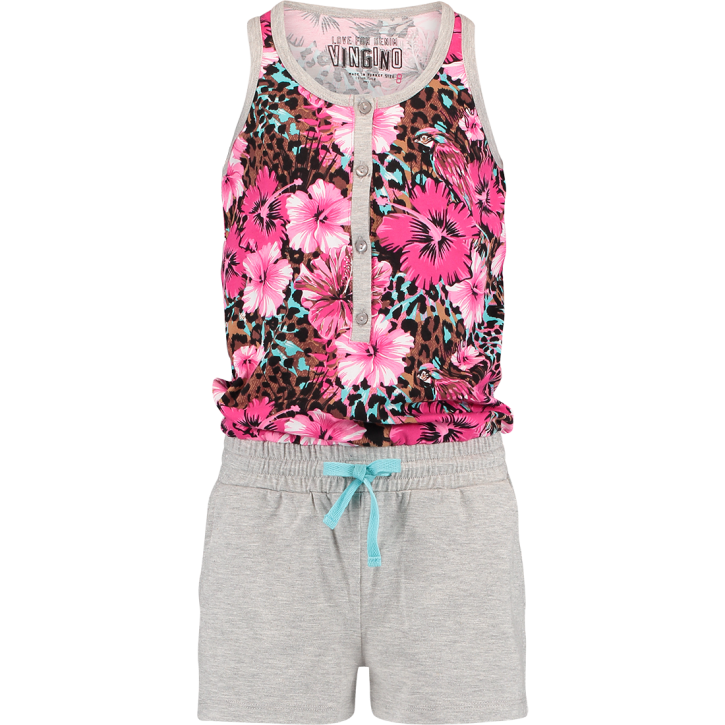 Vingino Schlafanzug/Pyjama/Jumpsuit kurz WENS pink lips