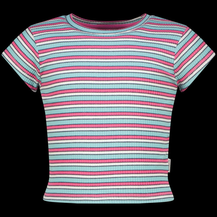 Vingino T-Shirt BASIC RIB CROP TEE aqua blue