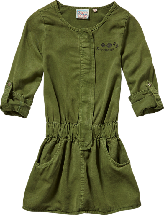 Vingino kurzes Kleid PARKER dark army Vingino kurzes Kleid PARKER dark army