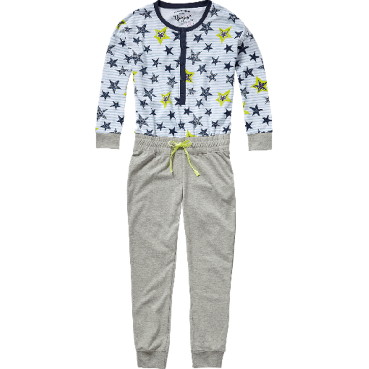Vingino Schlafanzug/Pyjama Jumpsuit WIEZE real white