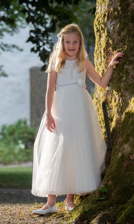 MONNY Kommunionkleid ZILVER TULE ecru-silber lang MONNY Kommunionkleid ZILVER TULE ecru-silber lang