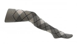 Bonnie Doon Strumpfhose ARGYLE/RAUTE hellgrau-offwhite Bonnie Doon Strumpfhose ARGYLE/RAUTE hellgrau-offwhite