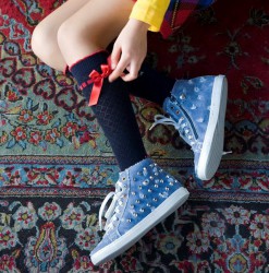 Bonnie Doon Kniestrümpfe "Refined" navy mit Schleife Bonnie Doon Kniestrümpfe "Refined" navy mit Schleife