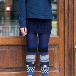 Bonnie Doon Strick Rock POPCORN STITCH navy Bonnie Doon Strick Rock POPCORN STITCH navy