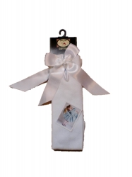Bonnie Doon Kniestrümpfe Satin-Schleife weiß Bonnie Doon Kniestrümpfe Satin-Schleife weiß