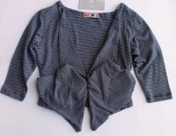 CKS Cardigan gestreift graphit-weiss Griffa