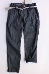 CKS Chino Hose Gessa graphite mit Gürtel CKS Chino Hose Gessa graphite mit Gürtel