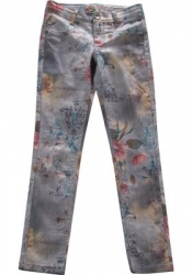 Blue Effect Mädchen Jeans floral grey NORMAL Blue Effect Mädchen Jeans floral grey NORMAL