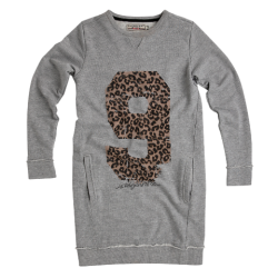 Vingino/LA SELEZIONE DE GINO Sweat-Kleid PAOLI grau mele Vingino/LA SELEZIONE DE GINO Sweat-Kleid PAOLI grau mele