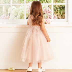 LILLY Kommunionkleid festives Kleid 3/4-lang rosa 140