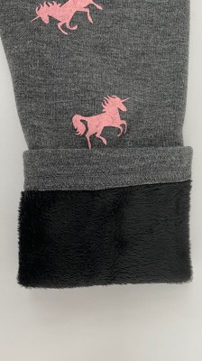 Topo Legging Thermo-Legging PFERDE grau 104