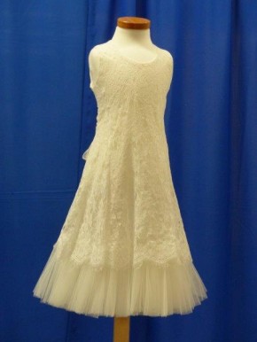 MONNY Kommunionkleid KANT TULE ecru 146