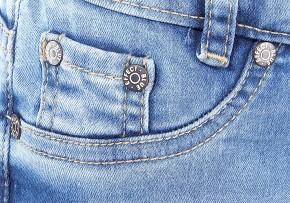 Blue Effect Mädchen High-Waist Jeans Short light blue SLIM