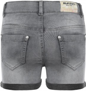Blue Effect Mädchen High-Waist Jeans Shorts light grey NORMAL