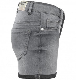 Blue Effect Mädchen High-Waist Jeans Shorts light grey NORMAL
