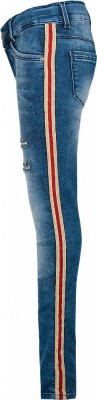 Blue Effect Mädchen Ultrastretch Jeans medium blue destroyed side stripes SLIM 176 - 16y