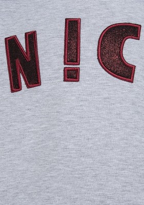 Blue Effect Mädchen Boxy Kapuzen-Sweat-Shirt NICE hellgrau melange 128