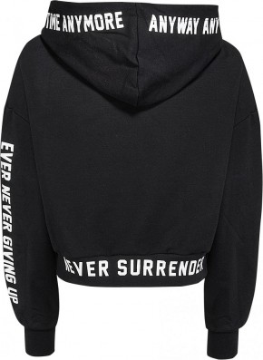 Blue Effect Mädchen Boxy Kapuzen-Sweat-Shirt schwarz 128