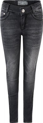 Blue Effect Mädchen Ultrastretch Jeans black seitl. Metallplättchen SLIM