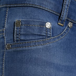 Blue Effect Mädchen cropped High-Waist Jeans medium blue NORMAL