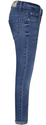 Blue Effect Mädchen cropped High-Waist Jeans medium blue NORMAL