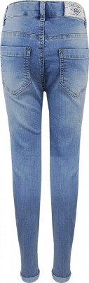 Blue Effect Mädchen cropped High-Waist Jeans light blue SLIM